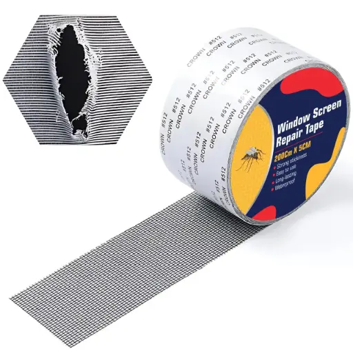 Window Net Screen Repair Roll- Fix broken Mesh Windows